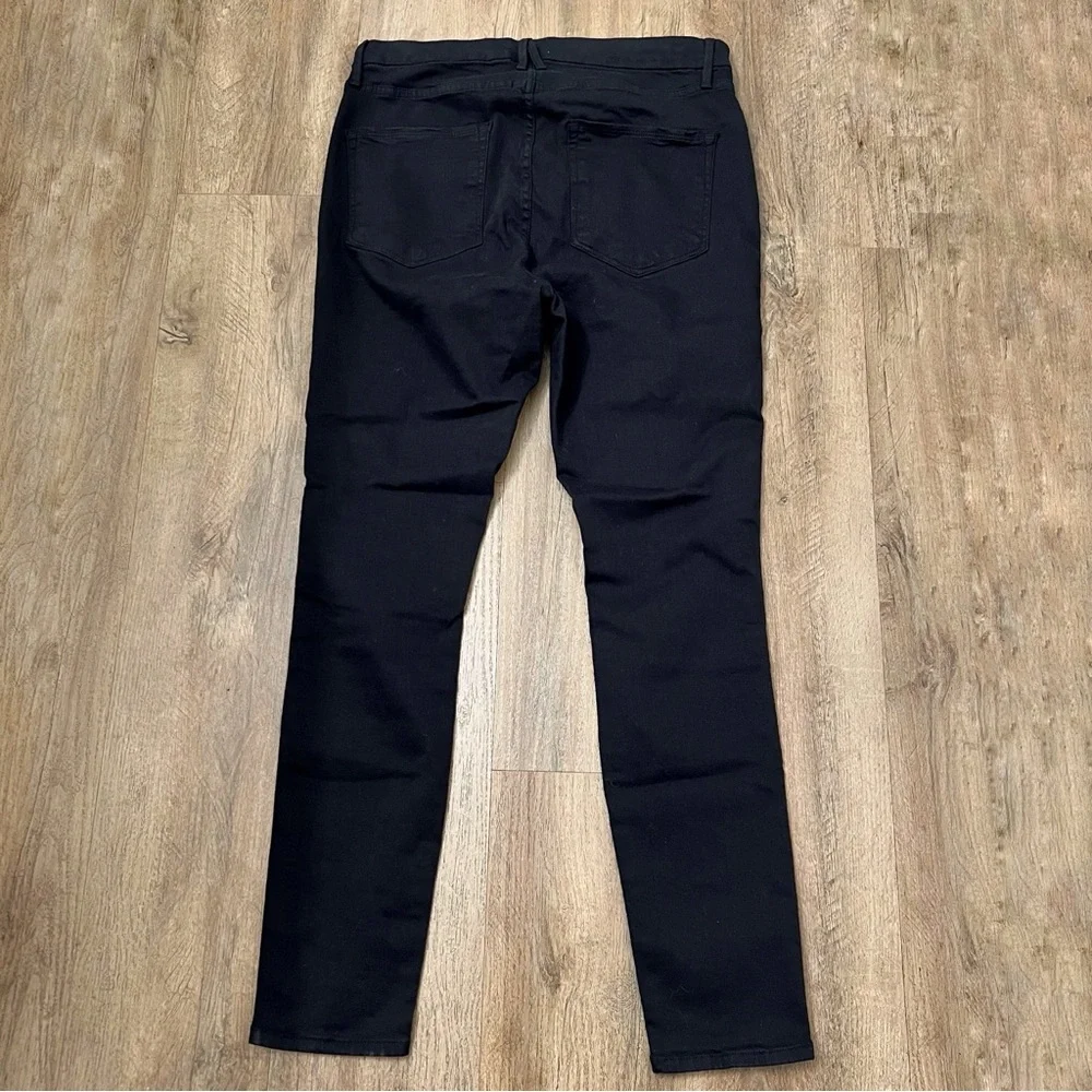 Good‎ American Good Legs Ripped Skinny Jeans Black002